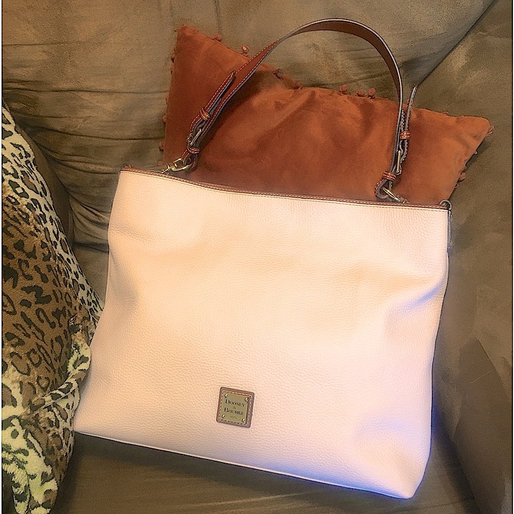 Dooney & Bourke 💕PINK💕Extra Large Courtney Sac in pebble Blush EUC VERY RARE! - Picture 2 of 10
